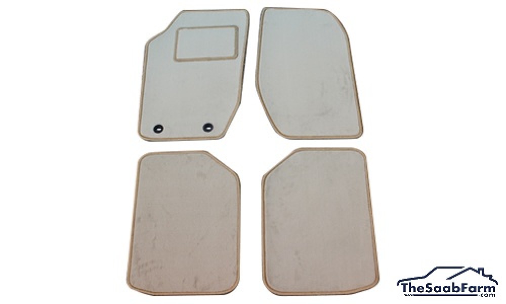 Tapis De Sol Velours Premium Pour Saab 900 NG II Cabrio 1993-1998 – Anthracite – Facile à Installer